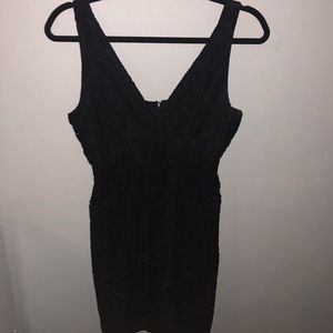 Romeo + Juliet Couture little black lace dress